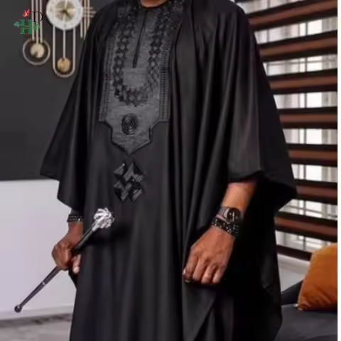 African Clothing luxury For Man Nigerian Traditional Outfit Agbada костюм тройка Shirt Pant Embroide