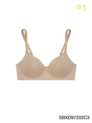 ( แพ็ค 4 ชิ้น ) Sabina เสื้อชั้นใน Invisible Wire (ไม่มีโครง) Seamless Fit รุ่น Perfect Bra รหัส SBX