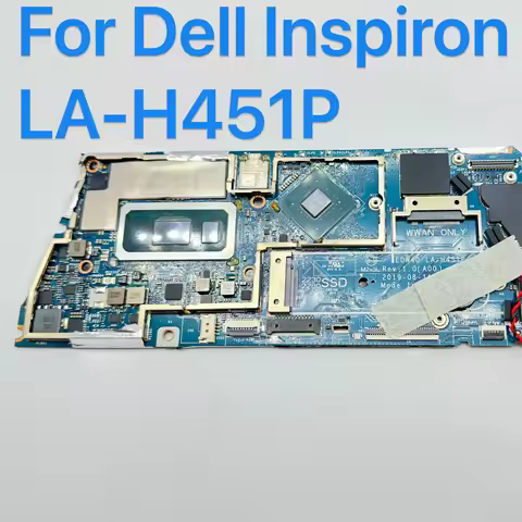LA-H451P For Dell Inspiron 7490 Laptop Motherboard i5-10210U i7-10510U MX250 RAM 8/16G 046V1H 081F9Y