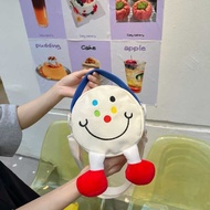 Funny Funny Funny Messenger Bag Dopamine Messenger Bag Children Funny Bag Cute Cute Cartoon Smiley F