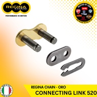 REGINA CHAIN URBAN ORO 520 CHAIN CONNECTION ITALY GOLD CLIP LINKconnecting