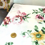 Quality Thick Linen Cotton Fabric Crafting Cloth Kain Fabric 1