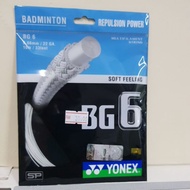 Yonex Badminton String BG6 (Siap pasang)