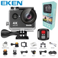 Jr8Q EKEN H9R Action Camera Sports Cam 20MP 4K Ultra HD + Accessories + Remote Shutter Control (Blac