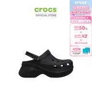 CROCS รองเท้าลำลองผู้หญิง BAE GLITTER CLOG รุ่น 207261-001 - BLACK