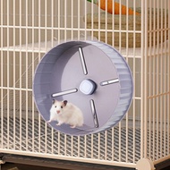 ☍Pet Wheel Hamster Wheel Silent Hamster Running Wheel Rotatory Jogging Disc Toy Set Small Pet Ex L❧