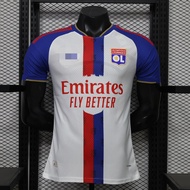 Player Version  2627  Lyon home    Short Sleeve Jersey S-2XL