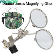 FOEACRY Clip Magnifier 10X Rotatable Professional Monocular Magnifier