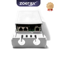 ZoeRax Gigabit RJ45 PoE Extender 1 In 2 Out | 1000Mbps PoE Splitter IEEE 802.3af/at | Outdoor Waterp