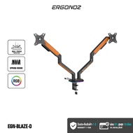 ERGONOZ ขาตั้งจอคอม แขนจับจอ ขาตั้งจอ ขาตั้งจอคอมพิวเตอร์ Monitor Arm รุ่น BLAZE สำหรับหน้าจอ 17 - 3