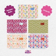 Ina Creative Book Cover A5 B5 Cover Fancy HVS Craft | Aesthetic Cover | Book Cover | Book Cover | Fl