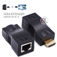 1080P HDMI to RJ45 Cable Converter Splitter Repeater HDMI extender by Cat 6 Cat 6E Support 30M