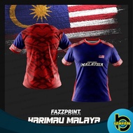 PADU FAZZ HM04 - BAJU HARIMAU BLUE RED MALAYSIA MERDEKA