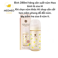 [FULLBOX] Bình sữa Green Finger Bebegrow PPSU Hàn Quốc size 160ml / 280ml