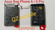 แบตเตอรี่แท้ C21P2101 สำหรับ Asus Rog Phone 6/AI2201_C / Asus Rog Phone 6 Pro/AI2201_D c21p2101ความจ