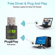 USB MINI WIFI AC 600MBPS 802.11AC WITH BLUETOOTH 4.2 DONGLE ADAPTER RTL8821CU