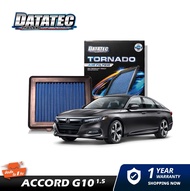 กรองอากาศ Honda accord G10 1.5 turbo ปี2019 DATATEC TORNADO AIR FILTER