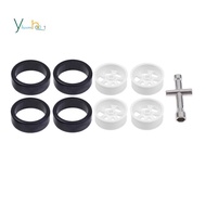 K969-01 K969-02 Wheel Rim Hub with Tire for  K969 K979 K989 K999 P929 P939 1/28 RC Drift Car Spare P