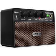 FBA-10 Guitar Amp, 10W Mini Electric Guitar Amplifier with Clean/Drive Channel, 6H Working, USB-C Re