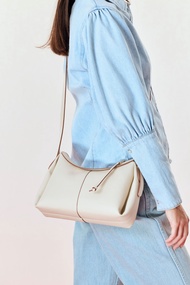 LUNNE กระเป๋าสะพายไหล่-คาดลำตัว หนังวัวแท้ รุ่น KITH Shoulder Bag(Pre-order รอสินค้า 5-7 วัน)