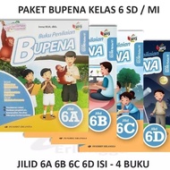 BUPENA Assessment Book Class 6 k13 Erlangga Publisher Class 6A, 6B, 6C, 6D