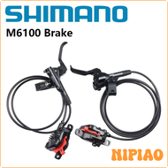 NIPIAO M6100เบรกจักรยานเสือภูเขา SHIMANO DEORE MTB ดิสก์เบรกไฮดรอลิค G05S 12S เดิม Shimano Brake 2 P