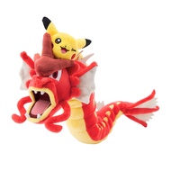 Pokemon Center Hiroshima R Plush Toy Red Gyarados and Pikachu