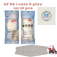 KF Kf94 I C A R E 5ply Contents 10pcs Ziplock Packaging (Sachet)/KF94 5ply Mask Contents 10pcs Sachet