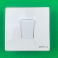 Sino 16A Square 2-Way Single Switch S98CC Series - Square Face Match S98CCM/S