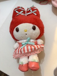 Sanrio My Melody 紅色毛公仔 公仔 娃娃