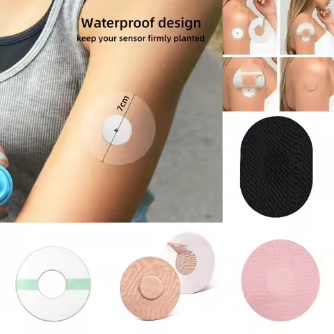 10/20/50Pcs Transparent Waterproof Adhesive Patches Freestyle Libre Sensor Covers Patch Clear CGM Ov