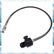 [G V W E] Diving Fiber Bottle Connector G5/8 Threaded Connector 8mm Quick Connector with Spring Tube