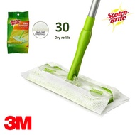 3M Scotch-Brite Easy Sweeper Mop with Free Dry 30 Pcs Cleaning Sheets