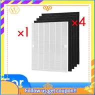 【W】1HEPA Filter and 4Activated Carbon Pre-Filters for  115115 5300 5500 6300 Air Purifier