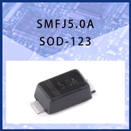 10pcs SMFJ5.0A SOD-123 5V unidirectional patch TVS transient suppression diode