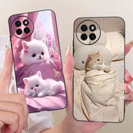 For Itel S23 4G Phone Case S665L Lovely Cat design Soft Silicone TPU For ItelS23 S 23 Plus S23+  Bac