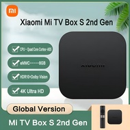 Suitable For Xiaomi Mi TV Box 2Nd Gen 4K Ultra-HD Google TV Global Version 2GB 8GB Dolby Vision HDR10 Google Assistant Smart Mi Box S Player