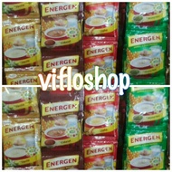 HIJAU Energen (Vanilla, Chocolate, Ginger, Corn & Green Beans) Renceng 10 x 34 grams