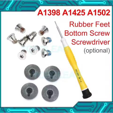 New Bottom Screw Screws Rubber Feet Srewdriver For Macbook Pro Retina 13" 15" A1398 A1425 A1502 2012