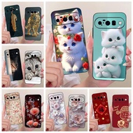For Google Pixel 10 Pro Case Cute Cat Fashion Painted Cover Soft TPU Phone Case For Google Pixel 10 