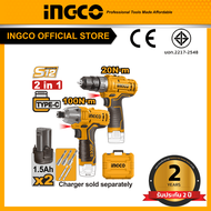 INGCO Combo Set สว่านไร้สาย 20Nm + ไขควงกระแทก COSLI240586