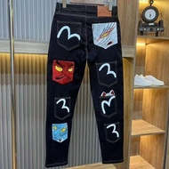 EVISU7022 Jeans New Style Stretchy Slim-fit Slim-fit