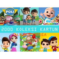 [Pendrive Video USB] 2000 Koleksi Pembelajaran & Hiburan Kanak² Terkini Popular