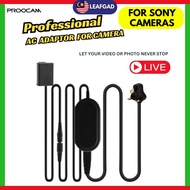 Proocam Dummy  Battery Sony Camera Battery AC Adapter NP-FZ100 SONY A7 III A7R A9 Live Studio ACK-FZ