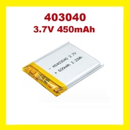 B.M 403040 Lithium Polymer Li-Po li ion Rechargeable Battery 3.7V 450mAh Lipo cells Bluetooth speake