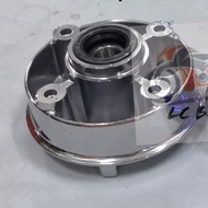 WAVE125 WAVE 125S CLUTCH HUB SPROCKET HUB SPOKET HUB CHROME TITANIUM