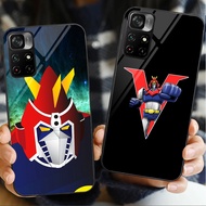 Voltes V 01 Glass Phone Case For POCO F3 F4 F5 M3 M4 M5 M6 4G X3 X4 GT NFC X5 X6 PRO X7 X8 5G
