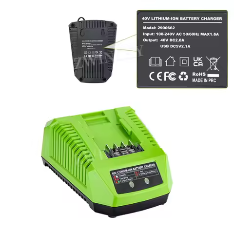 Li-ion Battery Charger For Greenworks 40V Lithium Battery Replacement Original Charger Electric Tool