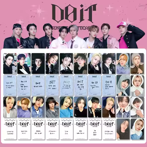 SKZOO Kpop Stray kids 226 New Album "DO IT" Flash Card Lucky Carter Dian Card Photo Card SKZOO Perip