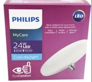 PHILIPS飛利浦LED UFO燈泡，24W（＄90）,全新白燈